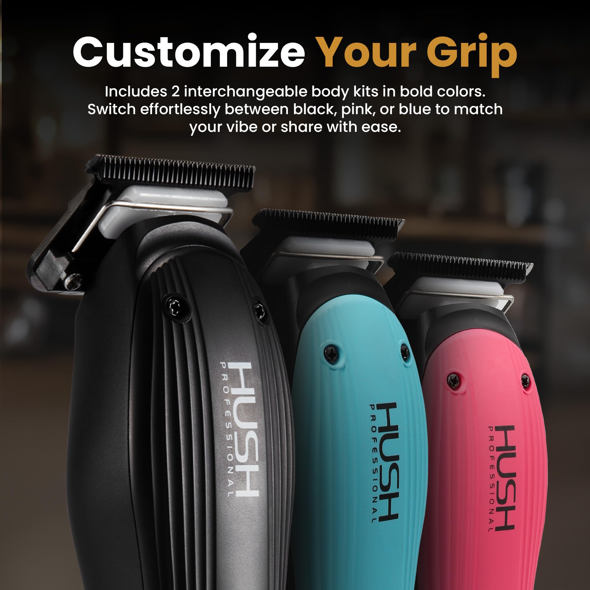 HUSH PROFESSIONAL durable design supports reliable men’s grooming over time.