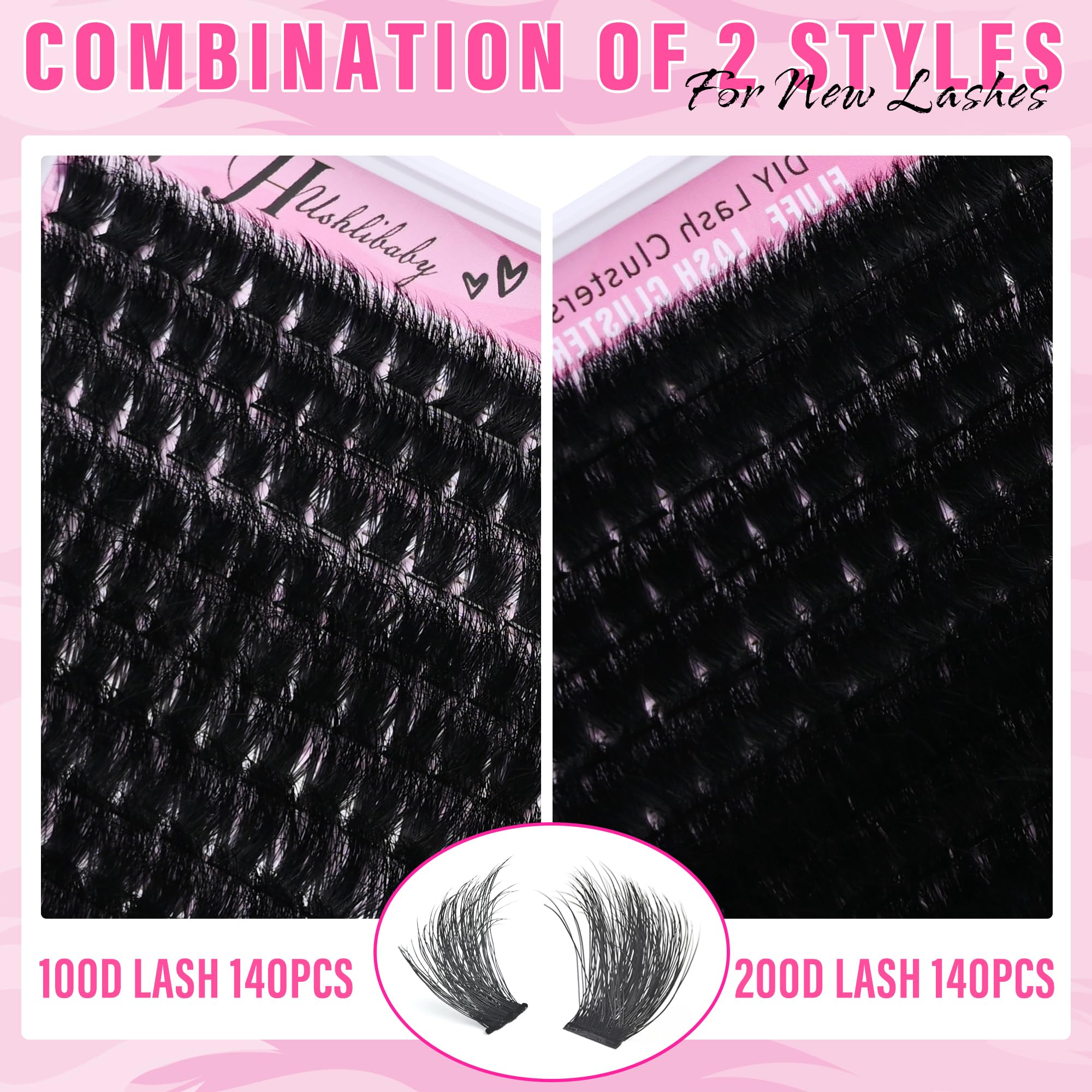 Hushlibaby DIY home lash kit for salon-like results at home.