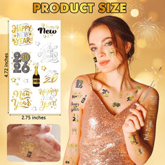 Huskein elegant black and gold designs add luxury to NYE decorations.