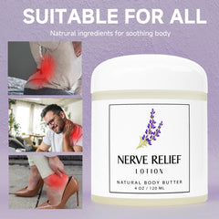 HUSPUR Neuropathy Cream on feet delivers soothing comfort.