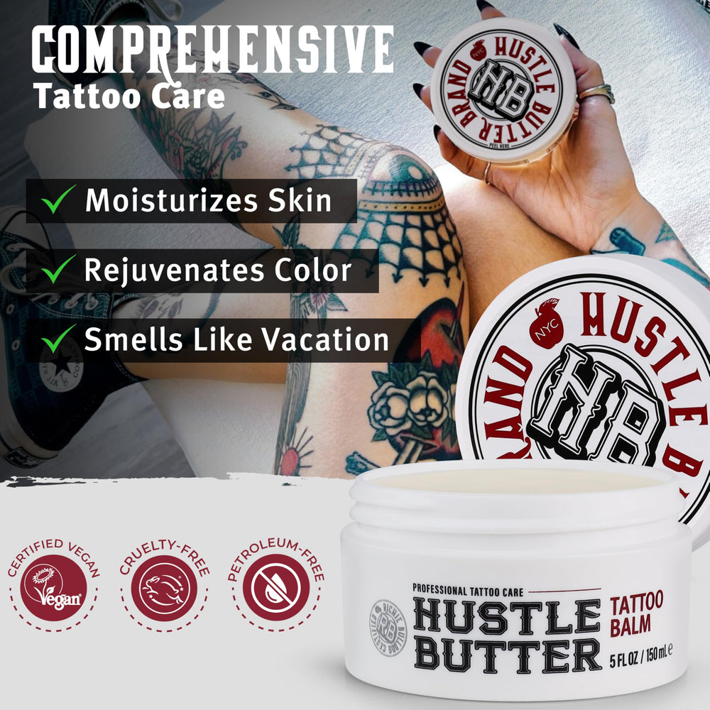 Hustle Butter Deluxe artist-tested pack trusted by professionals for aftercare.