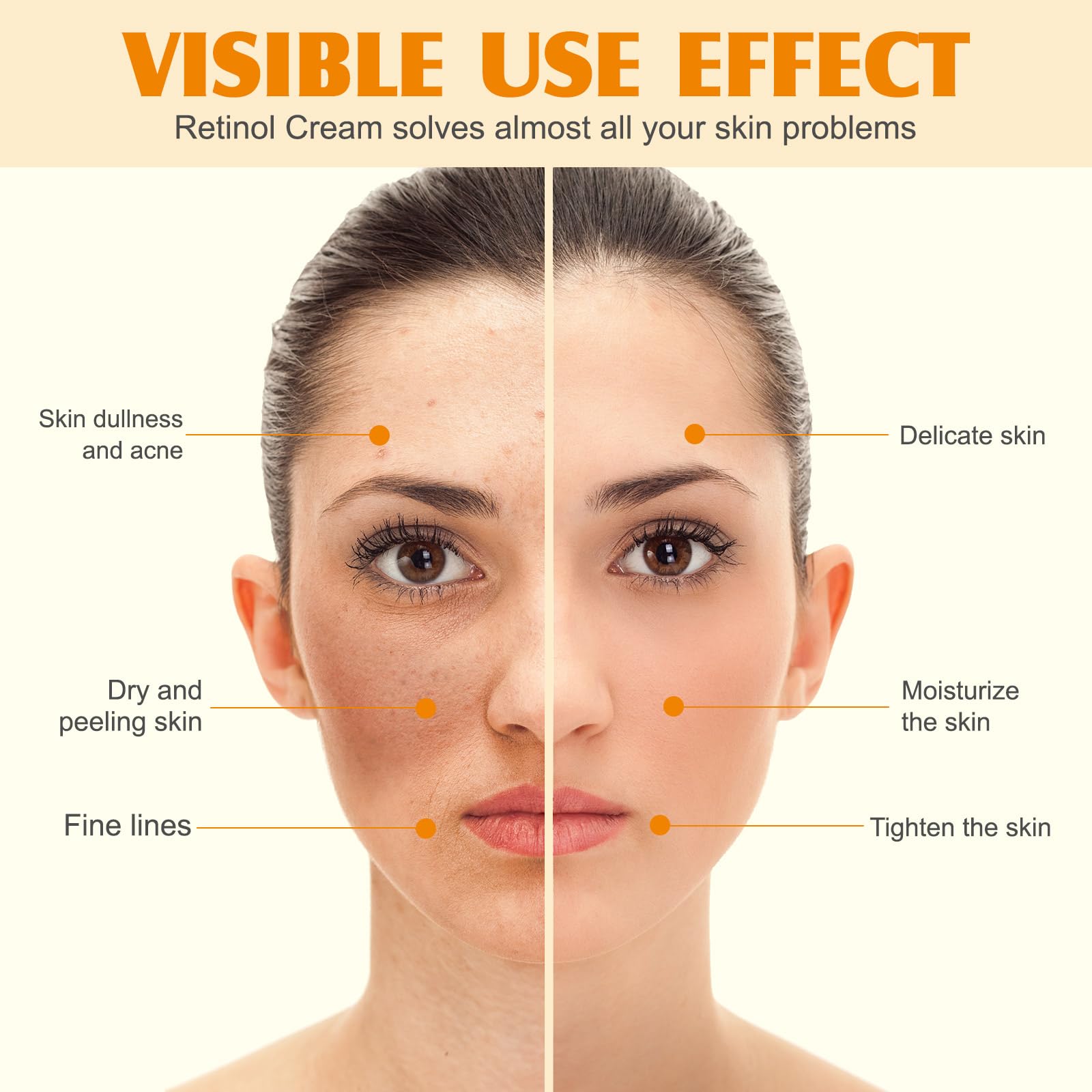 Face application on cheek demonstrates daily moisture benefits