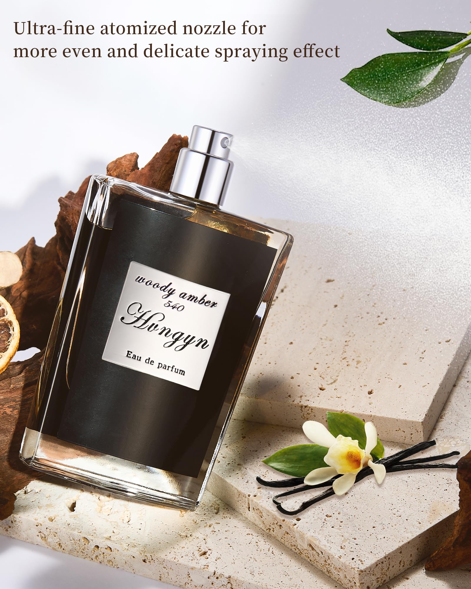 Hvngyn Floral Vanilla application on skin demonstrates versatile day-to-night wear