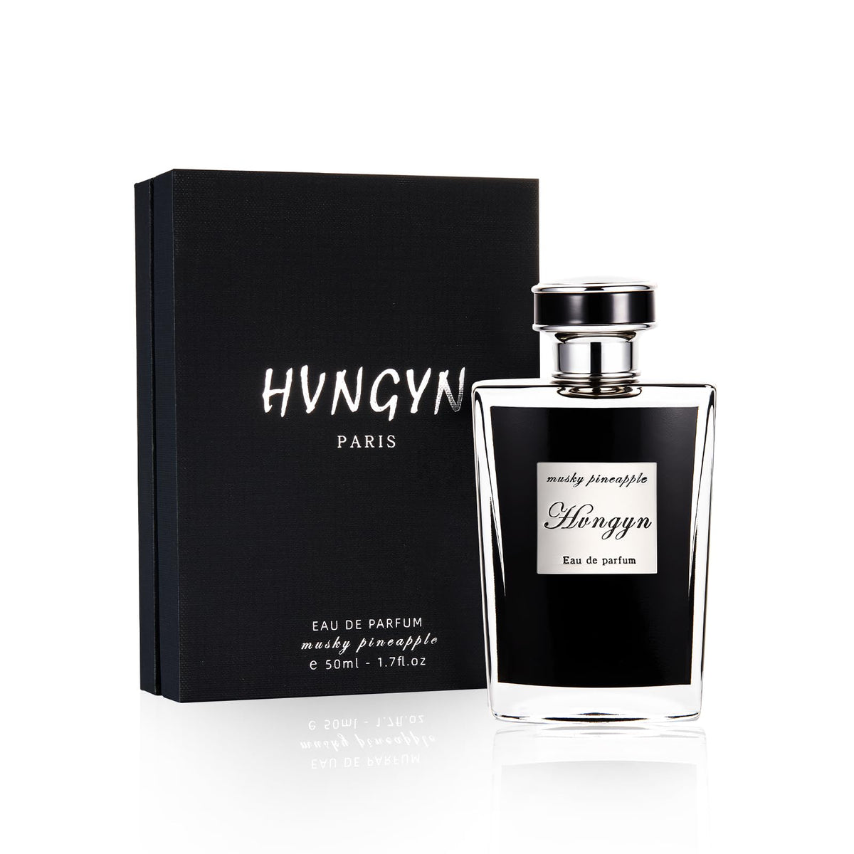 Hvngyn Musky Pineapple bottle front highlights bold evening scent