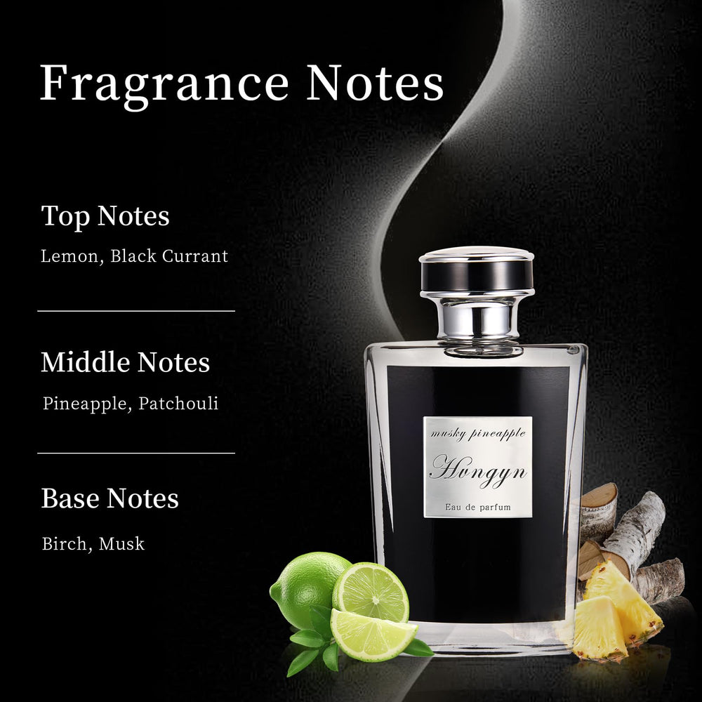 Hvngyn Musky Pineapple bottle side reveals elegant design and adventurous notes