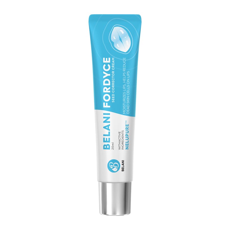 HVSun Belani Fordyce Cream tub close-up showing soothing lip care and hydration