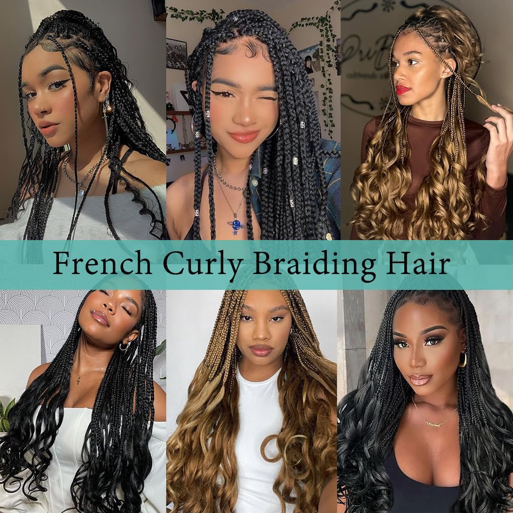 HVVZOY 12-inch braiding hair suitable for boho, box braids, twists.