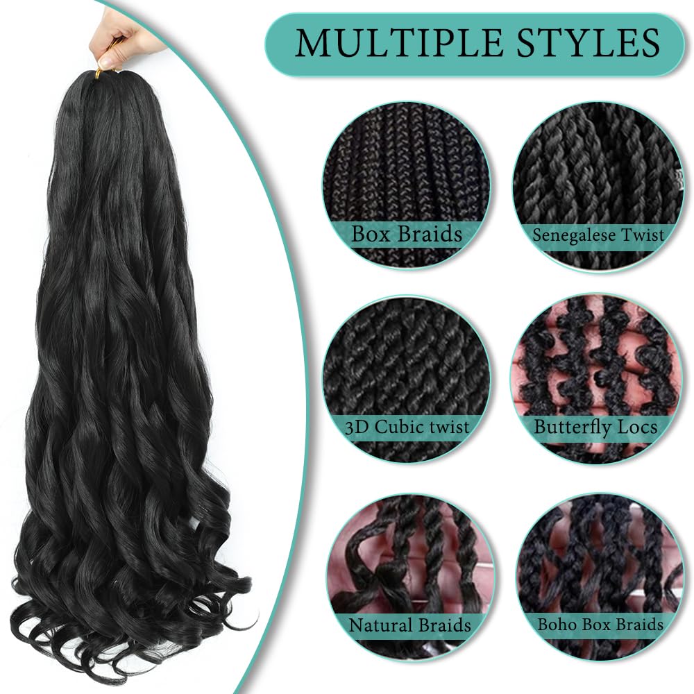 HVVZOY synthetic heat-friendly curl fibers imitate natural texture with ease.