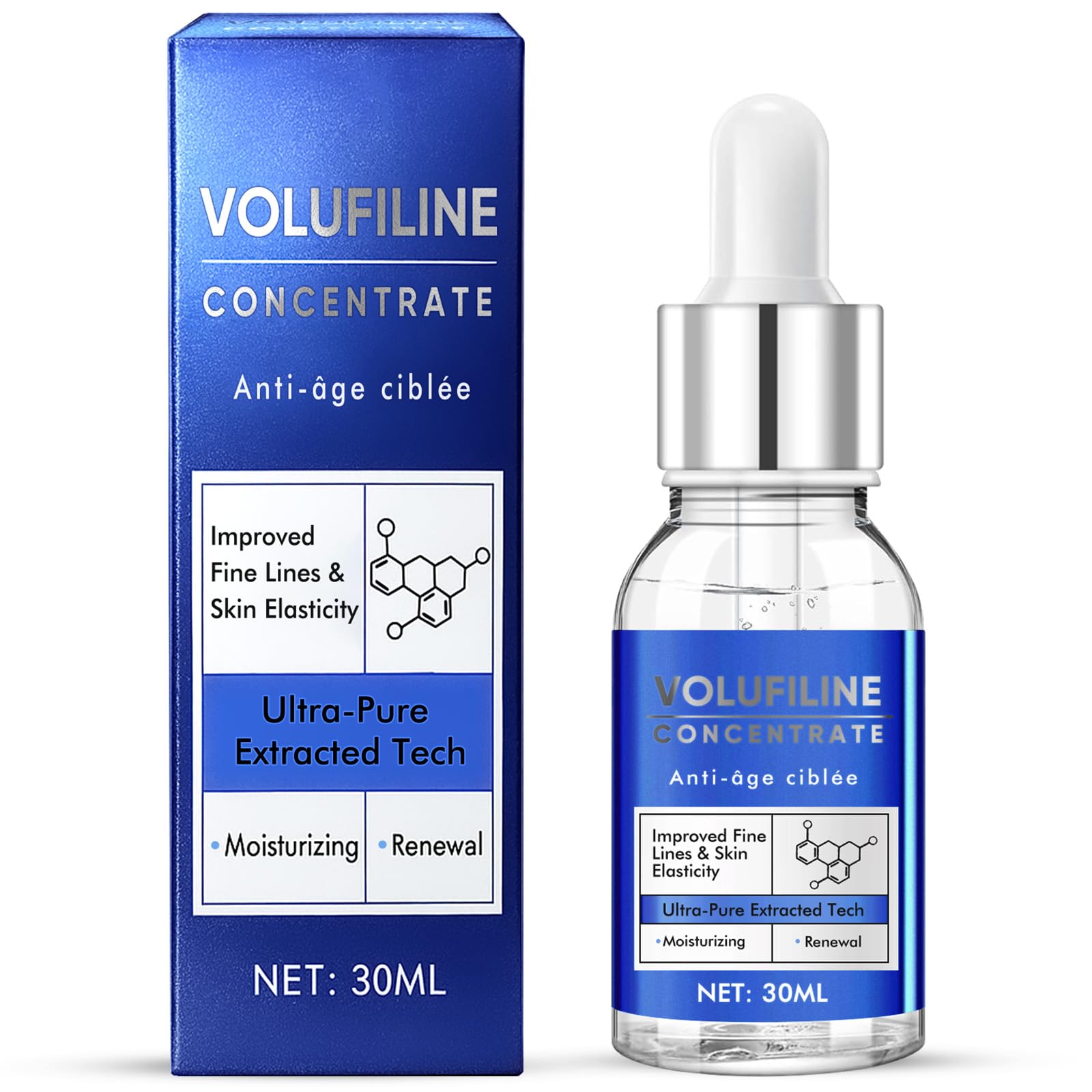 HWGIZP Volufiline Serum bottle for daily facial firming and contouring.