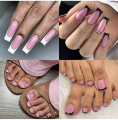HWHUNO soft gel nail tips curve-fit for comfort on nails