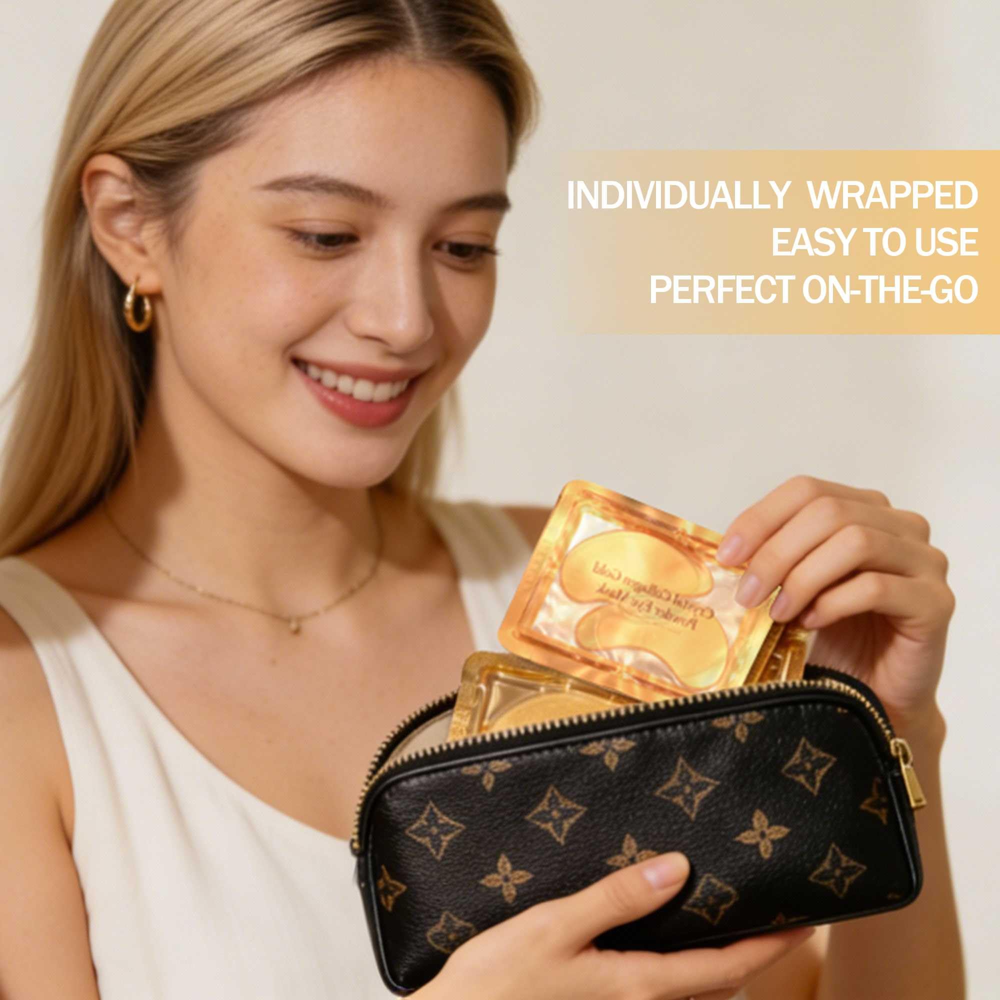 HwyeAmi gift-ready eye patch set presented in elegant packaging.
