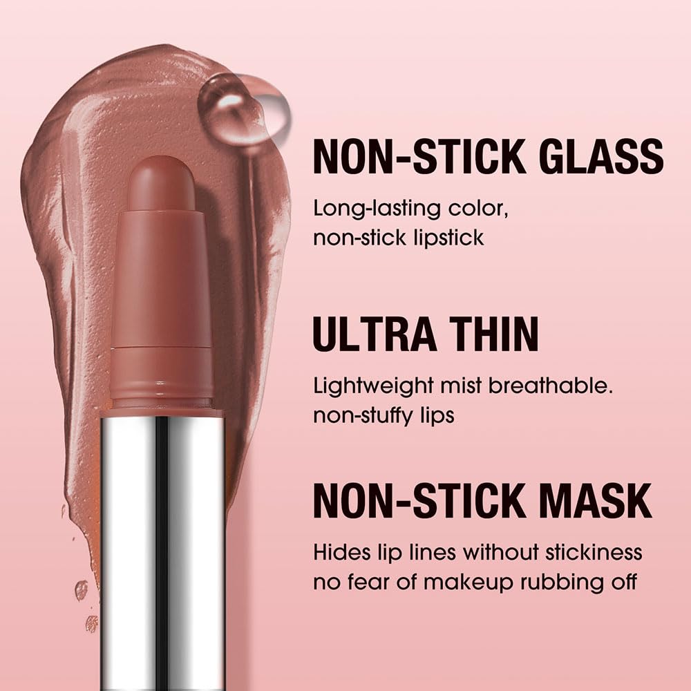 Hxssll Chocolate Brown Lip Crayon provides deep color with a velvety feel for night looks.