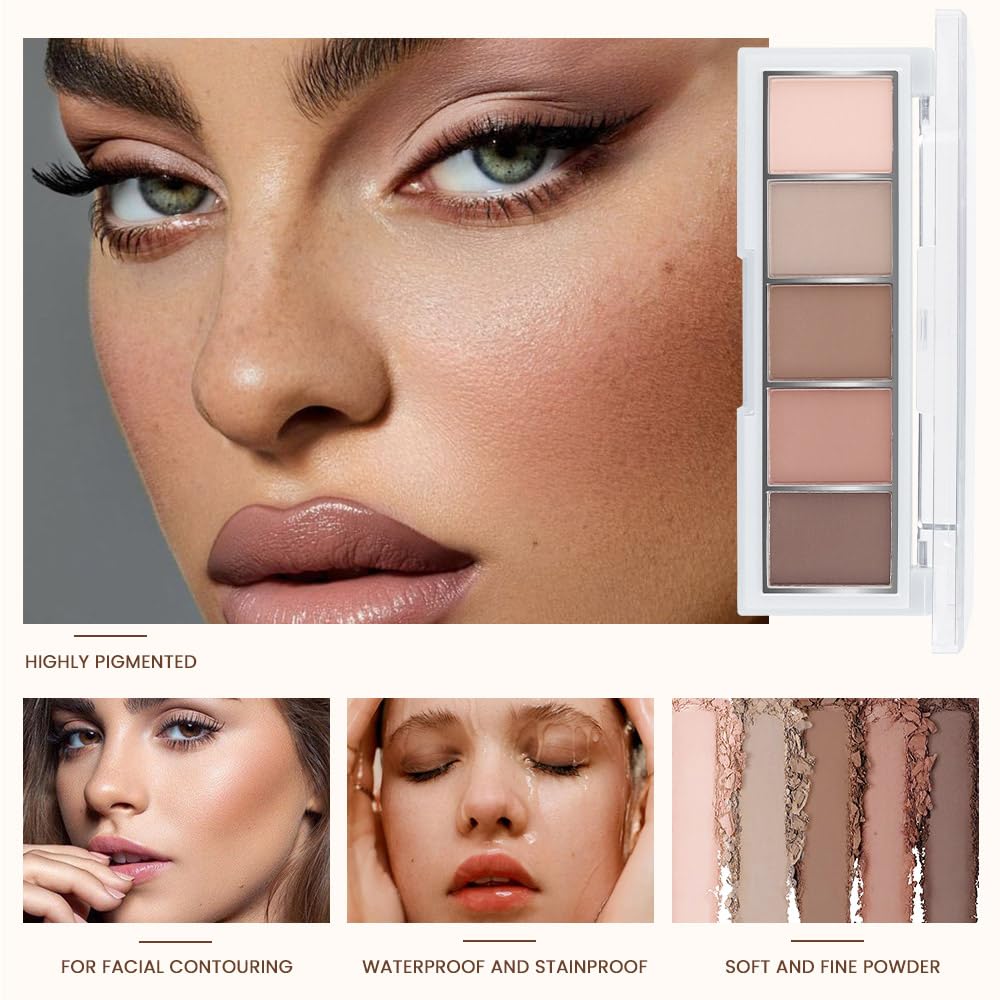 Hxssll Compact Travel-ready palette lets you touch up on the go.