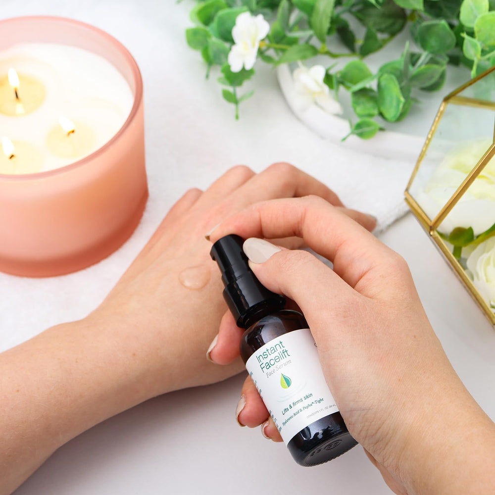 Hyalogic clean minimal formula packaging showcases simple skincare steps.
