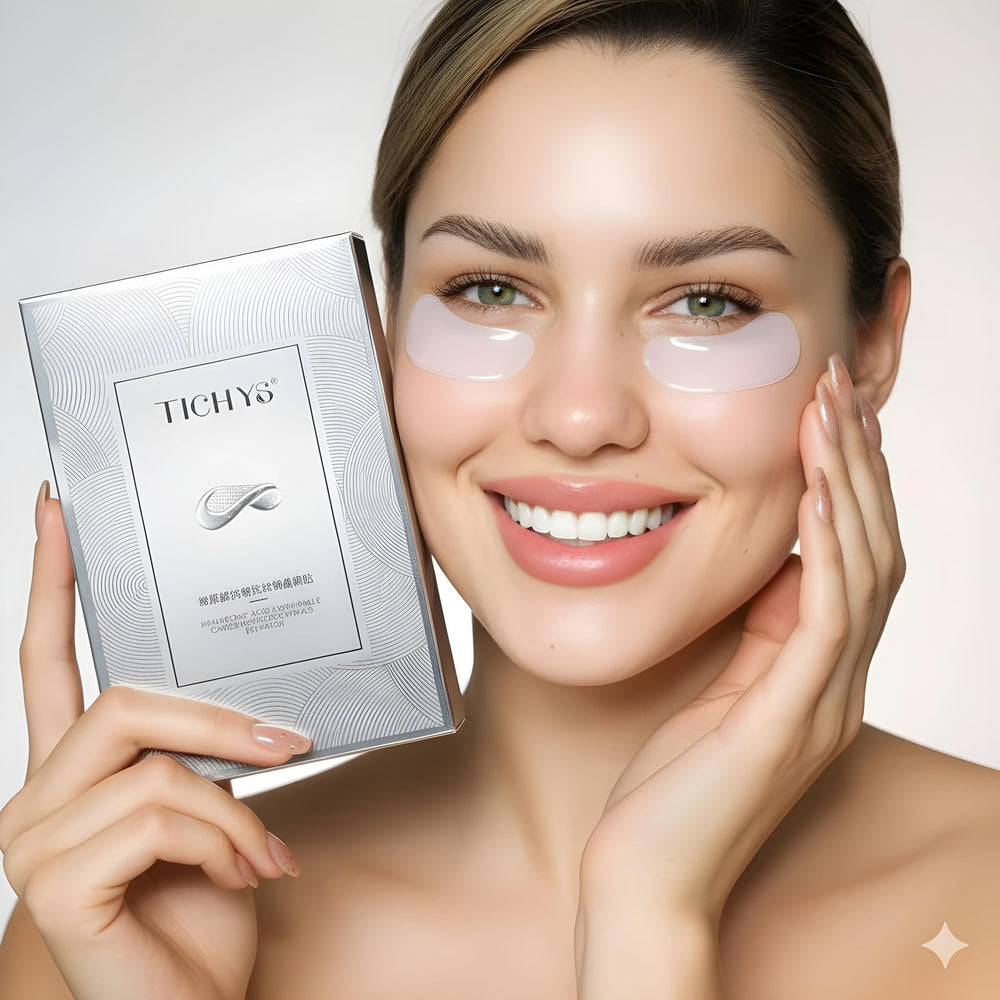 Hyaluronic Acid Collagen Micro Patches six-pack in sleek packaging.