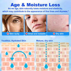 HA powder mixed into serums to boost moisture and skin texture