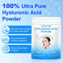 DIY serum base with Hyaluronic Acid powder for customizable skin routines