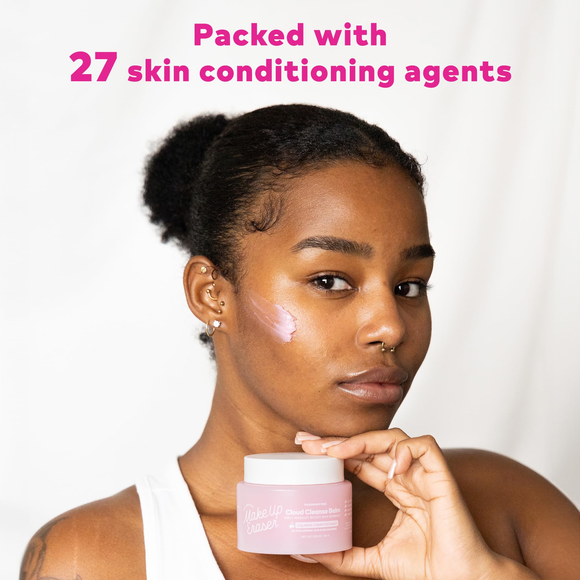 Four hyaluronic acids add and retain moisture after cleansing