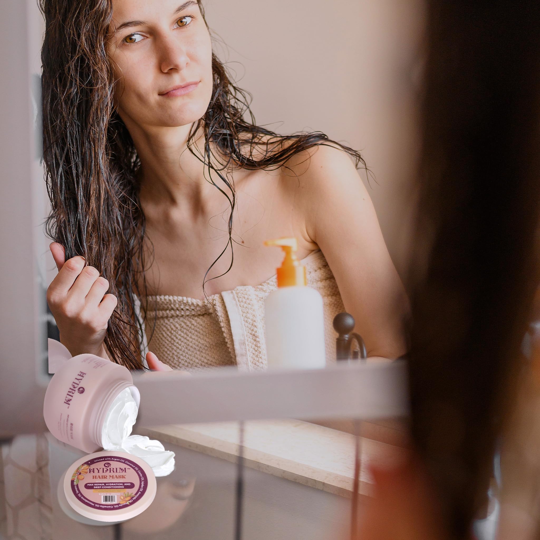 Hydrim Sulfate-free label signals gentle care for all hair types
