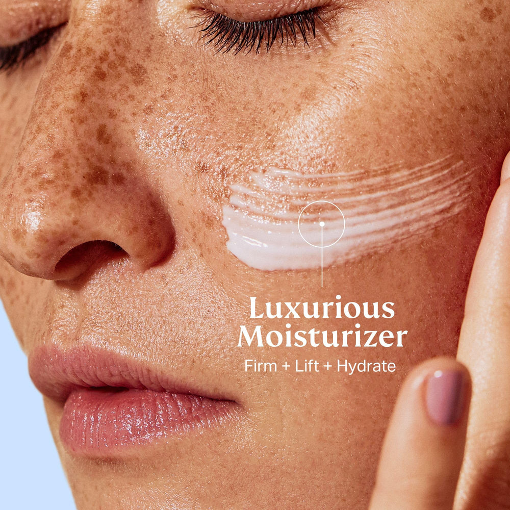 HYDRONOVA hyaluronic acid skin plump application captures dewy, revived look