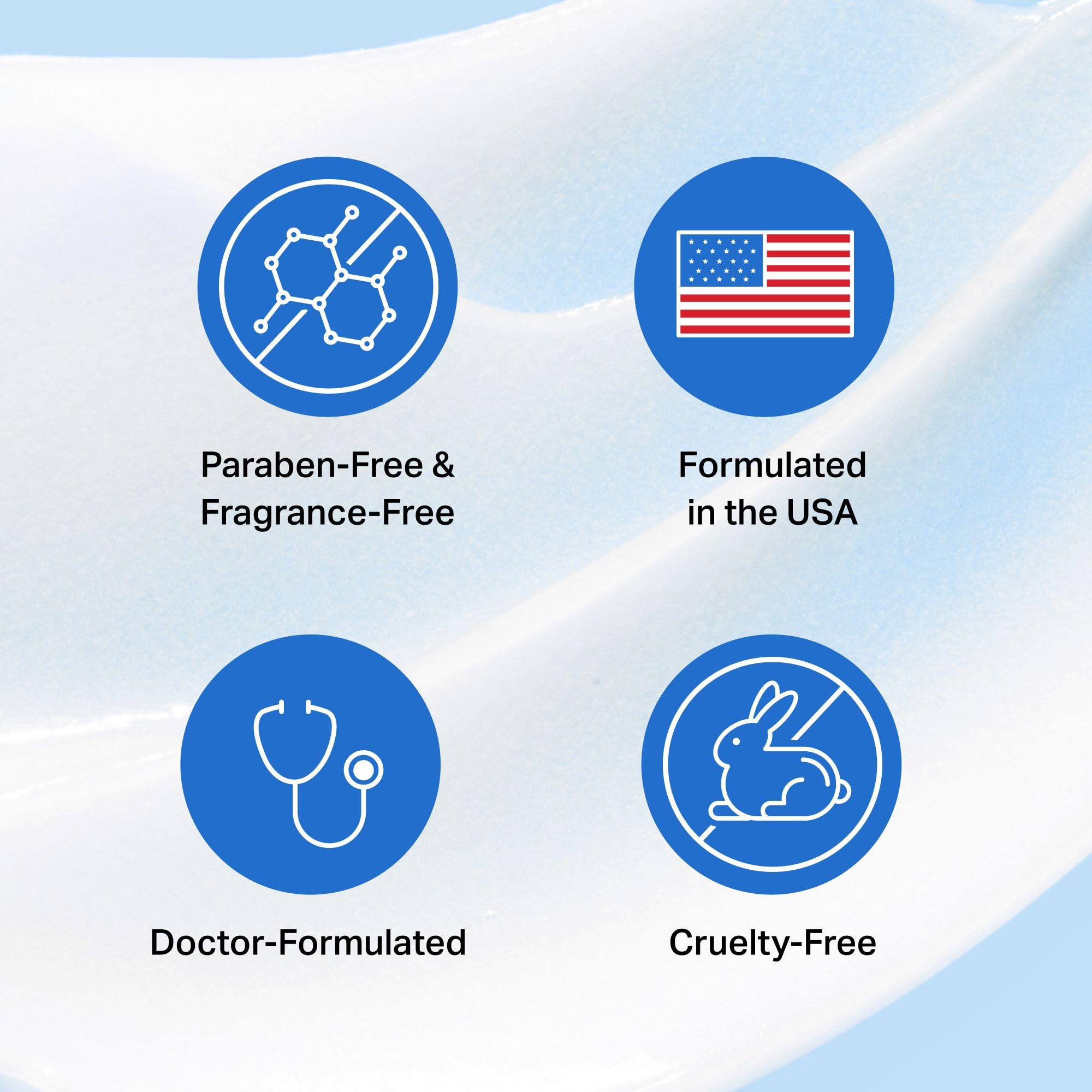 HYDRONOVA vitamin E nourishes skin; soothing texture in close-up cream touch