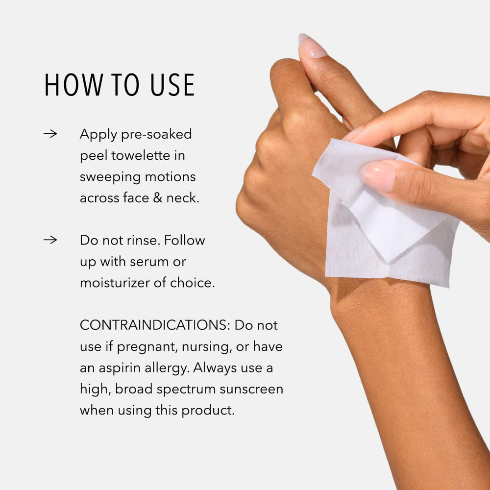 HydroPeptide 5X Power Peel skin-texture-closeup highlights refined complexion