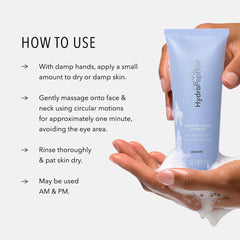 HydroPeptide Foaming Cream Cleanser with niacinamide supports skin balance and clarity.