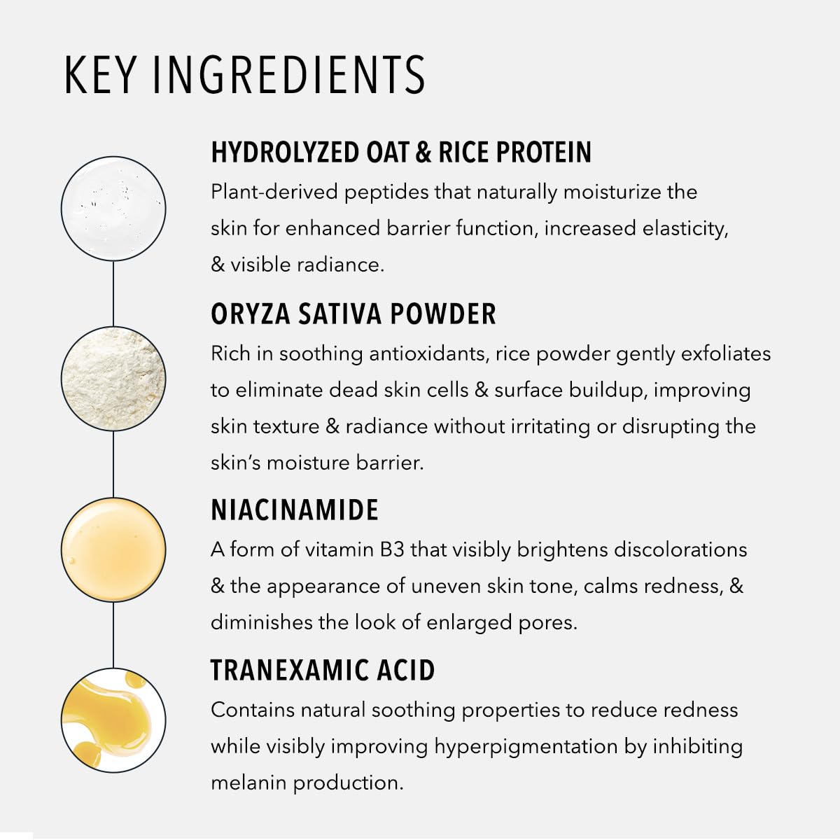 HydroPeptide Foaming Cream Cleanser with tranexamic acid brightens and smoothes.
