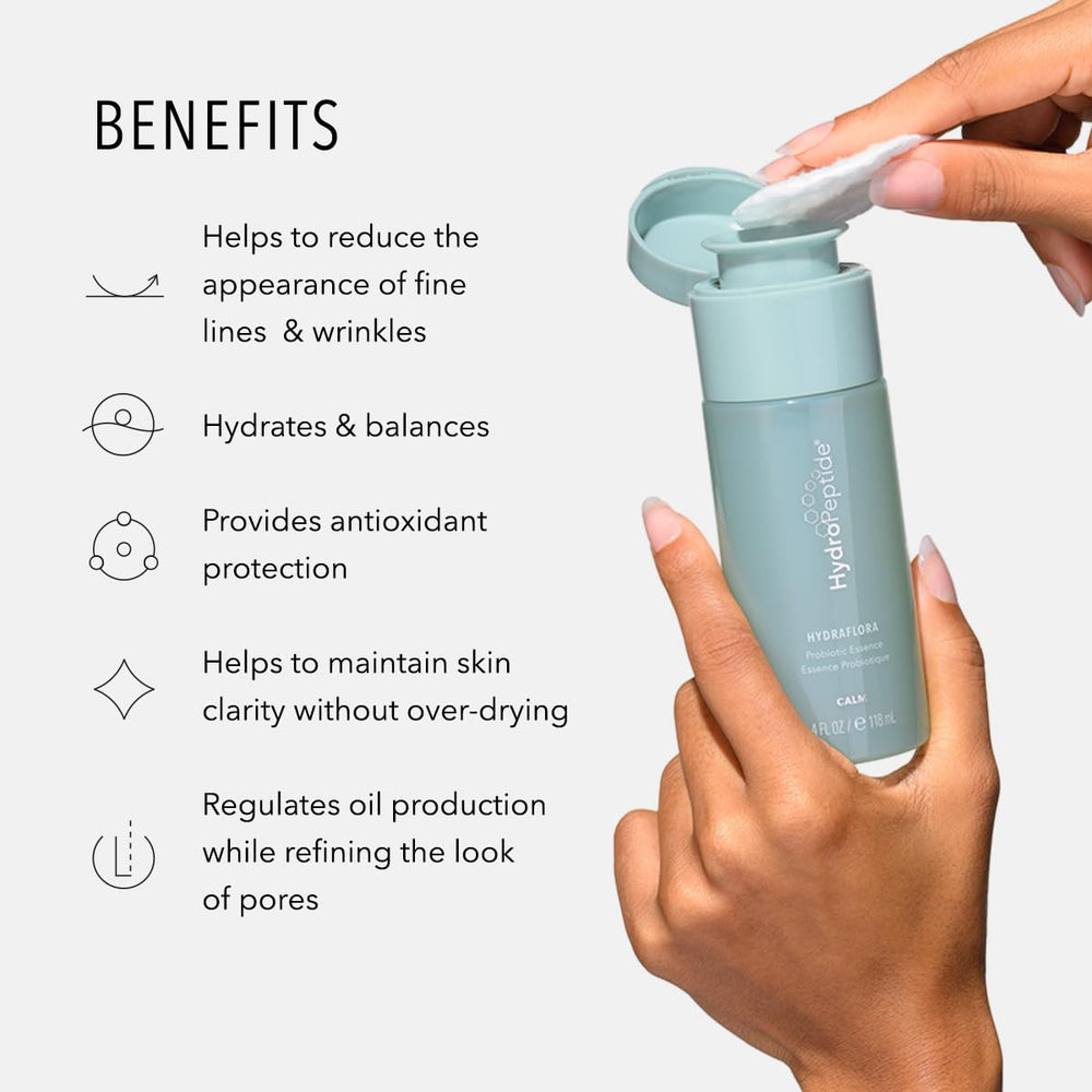 HydroPeptide HydraFlora ingredient blend highlighting antioxidants for skin protection