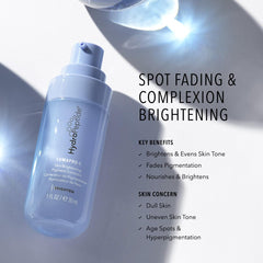 Closeup of HydroPeptide LumaPro-C serum with smooth texture and glow.