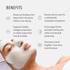 Close-up texture of HydroPeptide Miracle Mask with purifying clay
