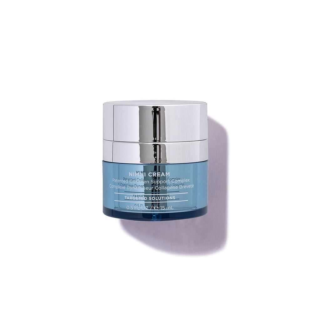 HydroPeptide Nimni Cream bottle closeup highlighting anti-aging formula for smoother skin.
