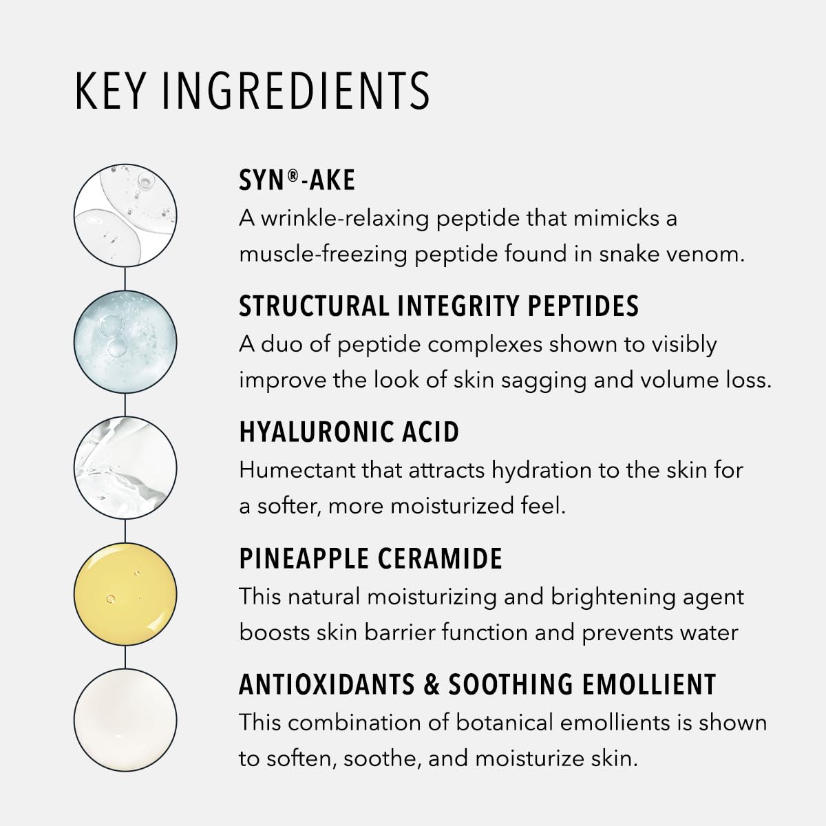 HydroPeptide Power Lift application on cheek illustrates smoothing and hydration benefits.
