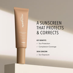 HydroPeptide Solar Defense SPF 30 label showing tinted mineral sunscreen