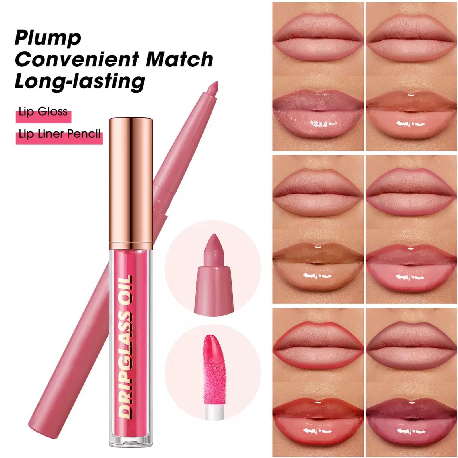 Close-up pigment-rich lip liner swatch from Hyesamyo