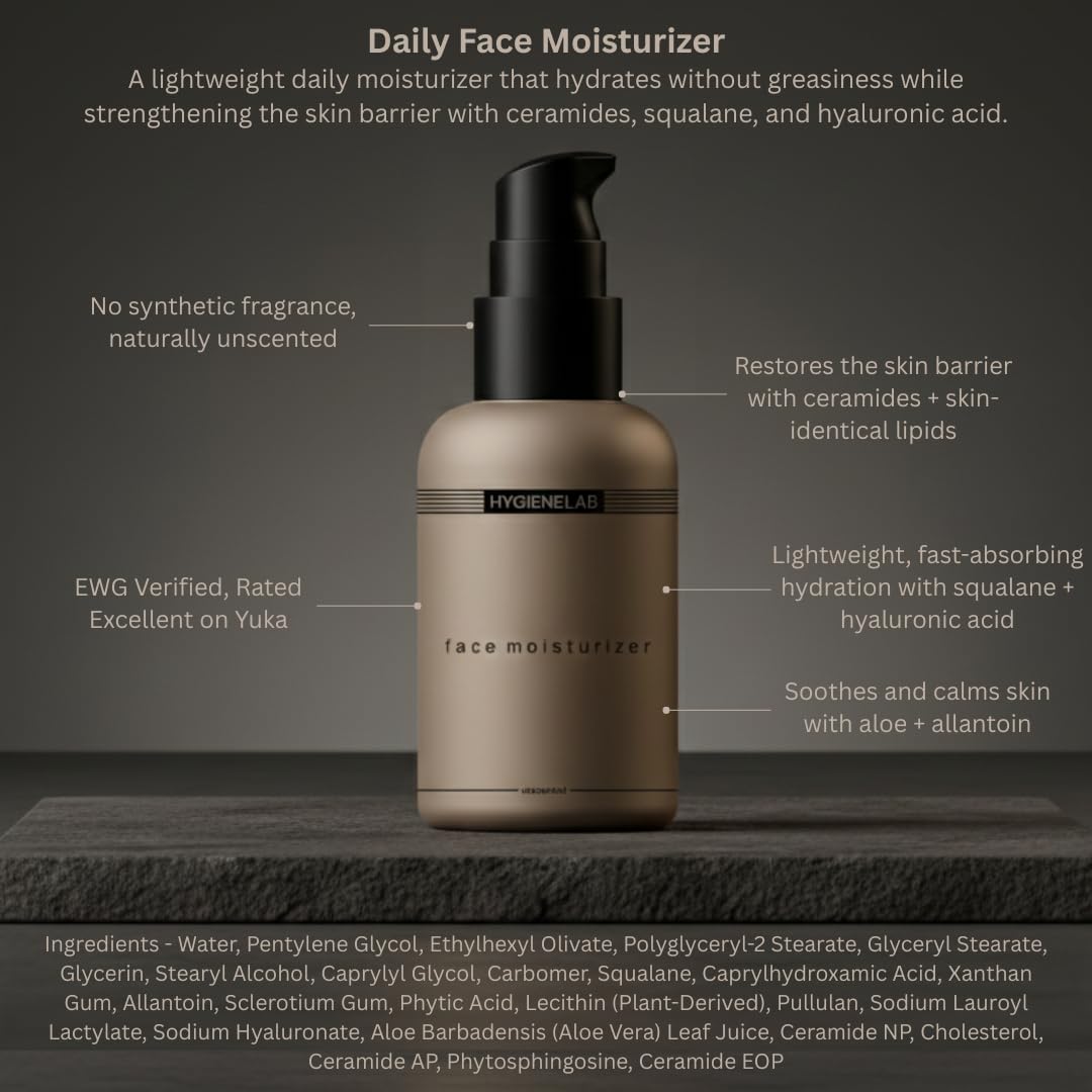 HygieneLab moisturizer pump enables easy, precise daily application