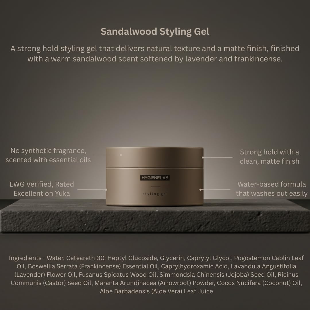 HygieneLab water-soluble gel rinses clean after use