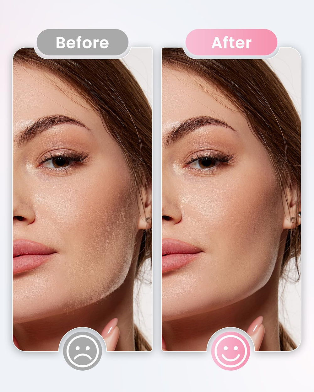 Hyhail Dermaplane Razor three-speed controls for at-home customization