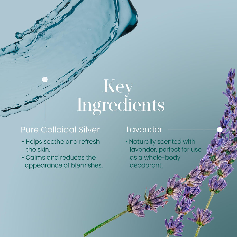 Hylunia Colloidal Silver Mist Toner lavender-infused formula for gentle care