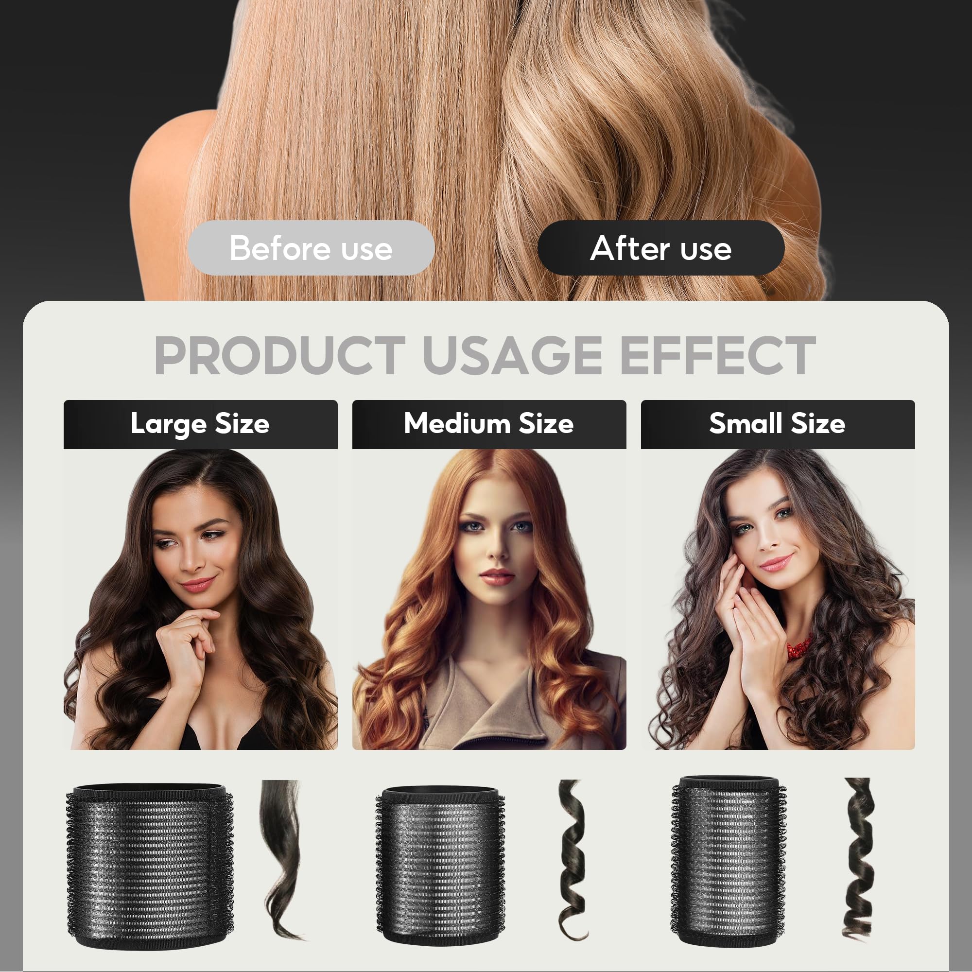 HYOUJIN clip set secures damp hair for easy styling.