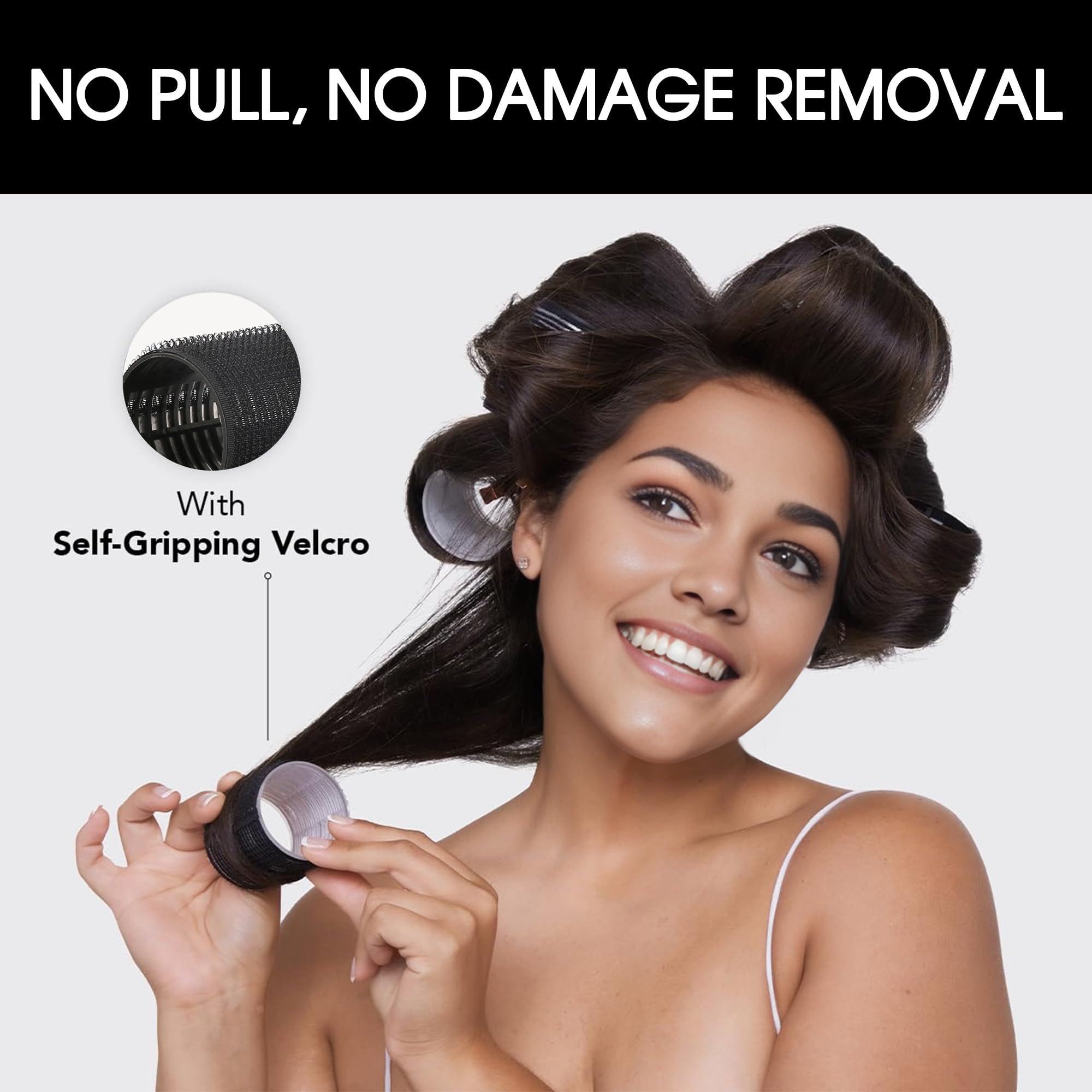 HYOUJIN damp hair wrap enables overnight curls without damage.