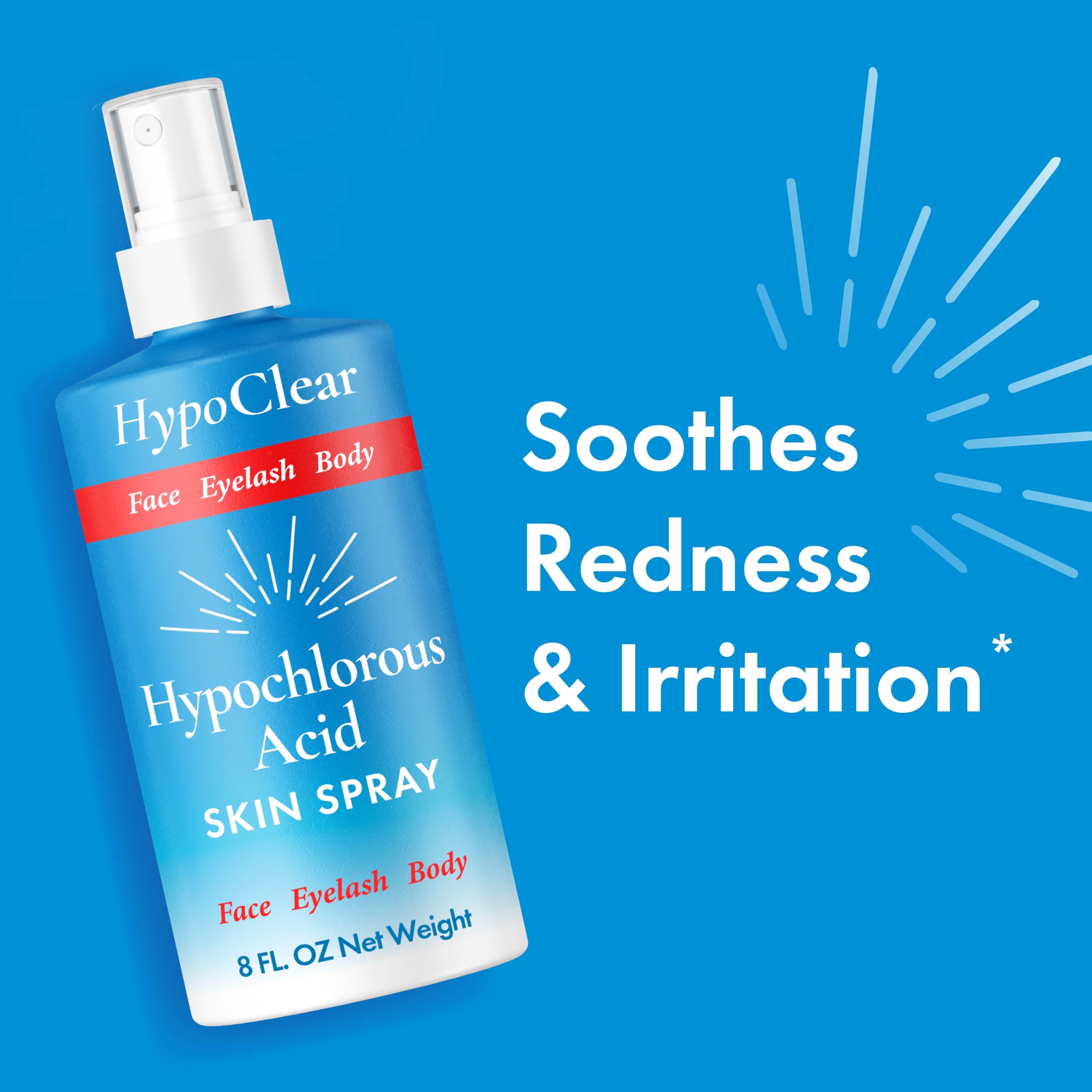 HypoClear eyelid-area care helps soothe sensitive eye-area skin.