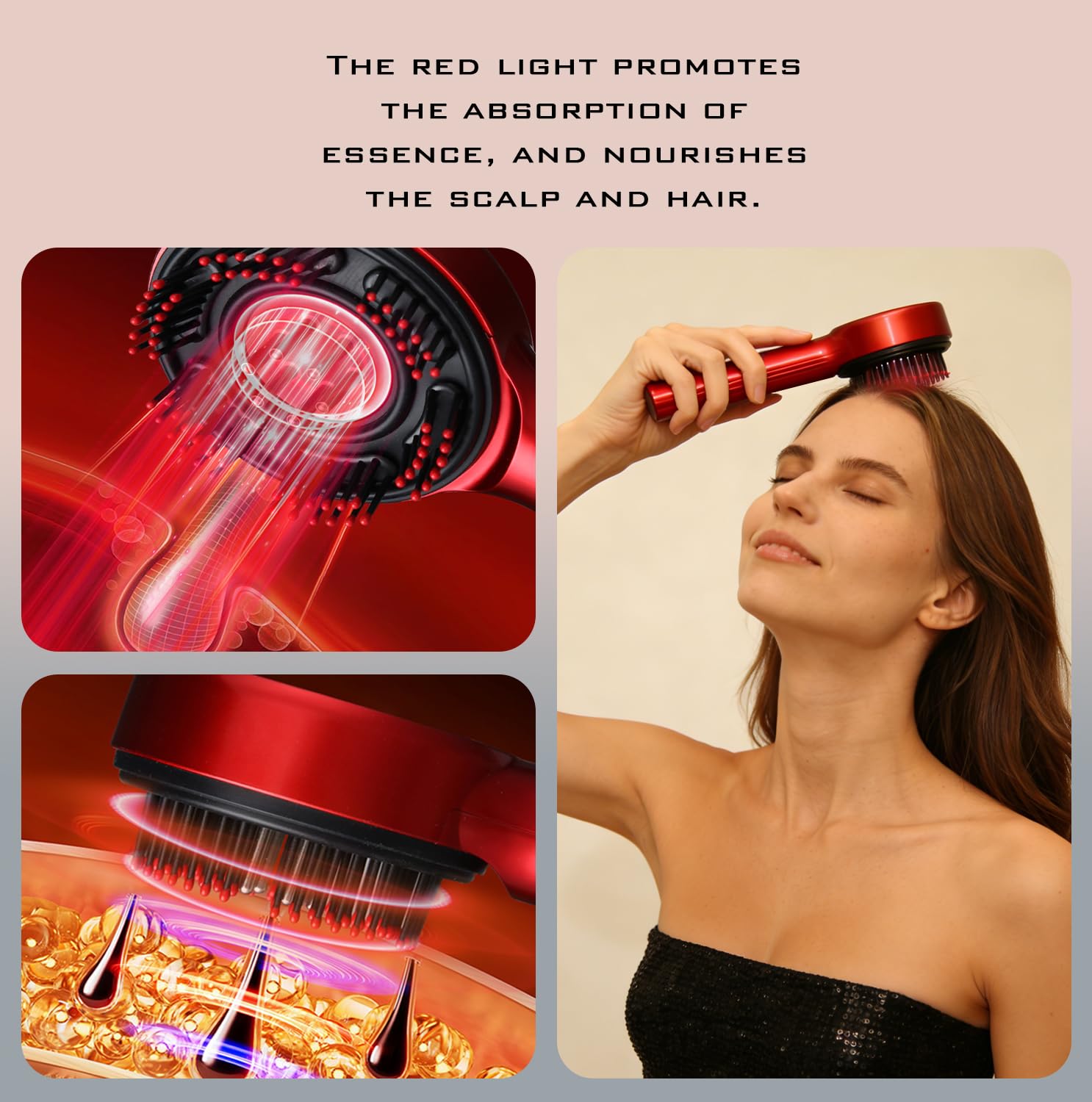 Hysizan Scalp Massager in hand demonstrates ergonomic, comfortable grip