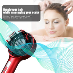 Hysizan Massager Comb showing serum roller balls for even application