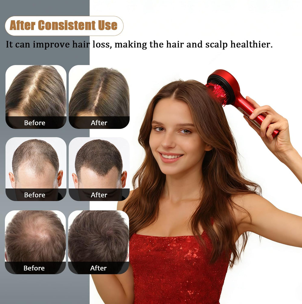 Hysizan Comb close-up shows 72 soft nodes for relaxation