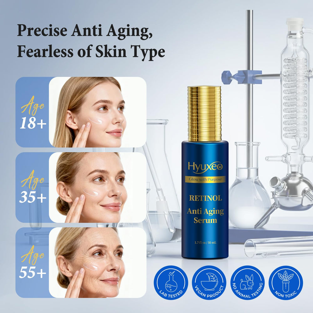 Hyuxeo Retinol Serum Euglena polysaccharide forms moisture barrier and soothes skin