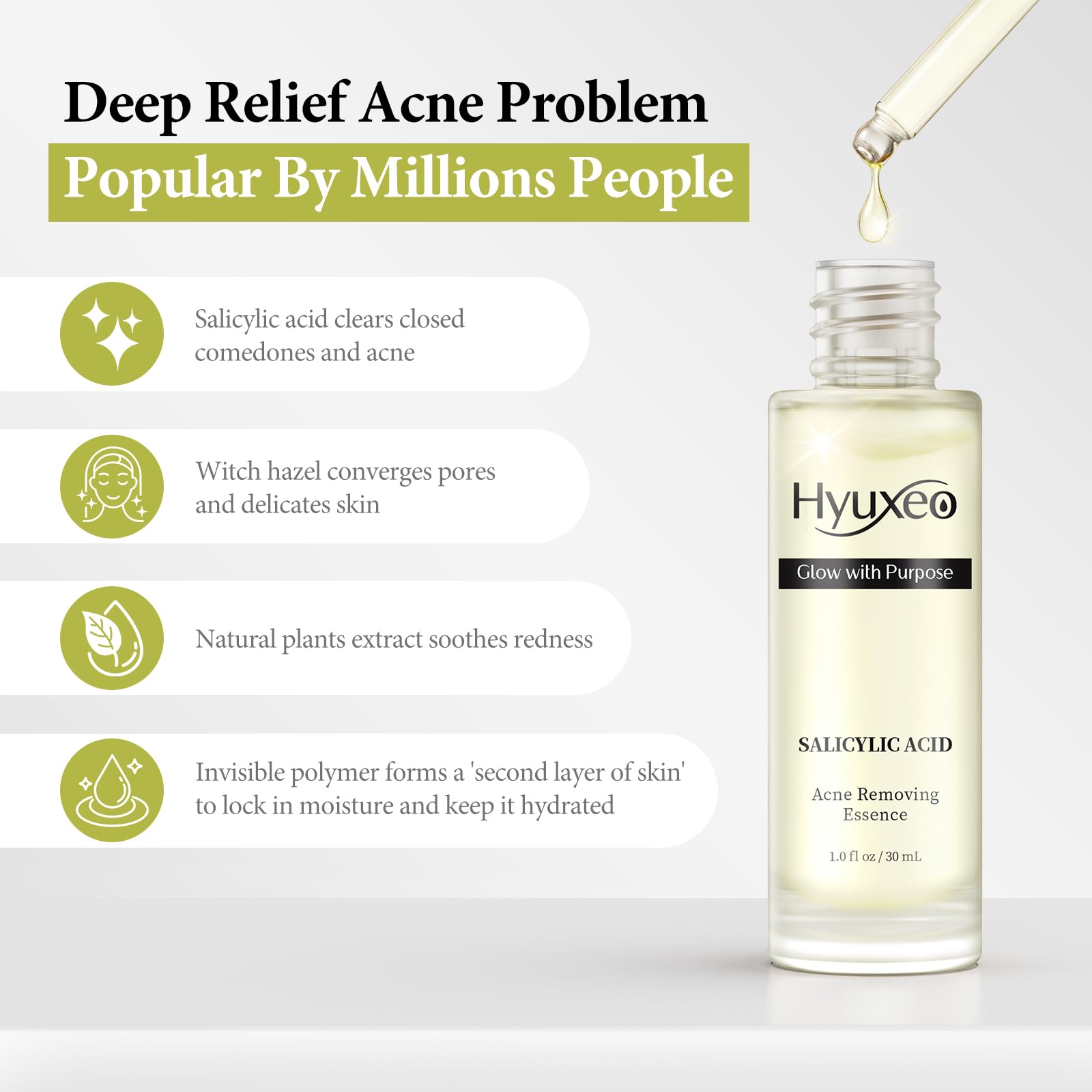 Hyuxeo glycolic exfoliation renews surface texture