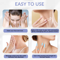 Hywestger Neck Hydration Cream moisture boost visible on skin.