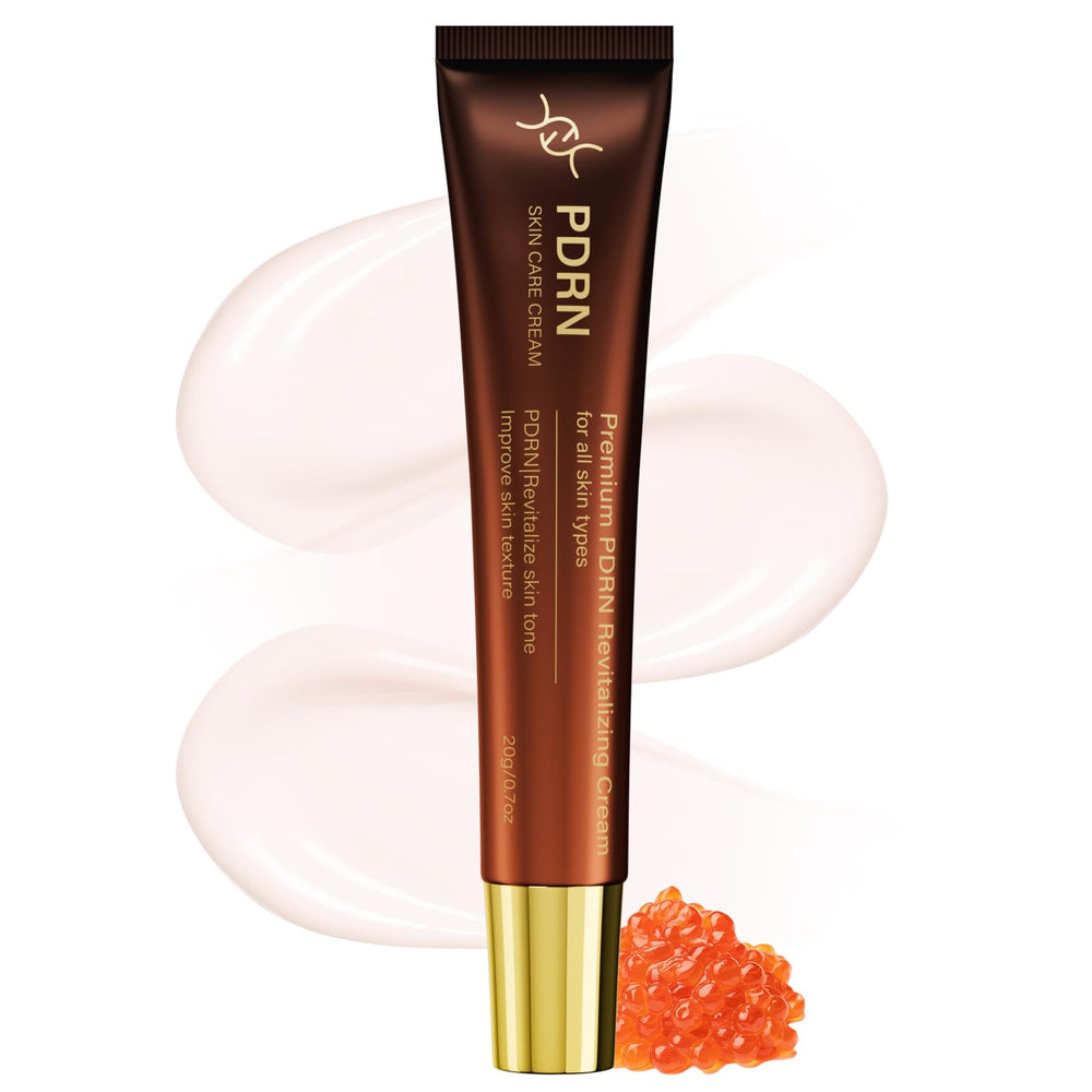 HZENPPOR PDRN Serum Cream bottle close-up for deep hydration.