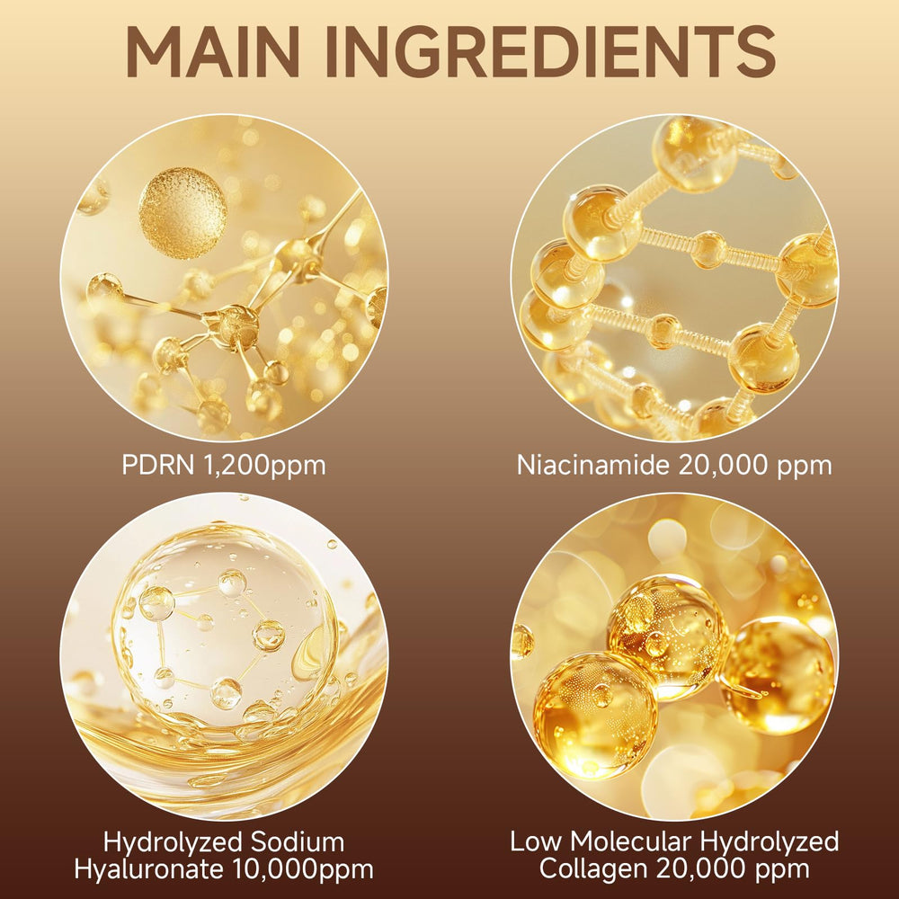 HZENPPOR PDRN Serum Cream texture swatch for smooth application.